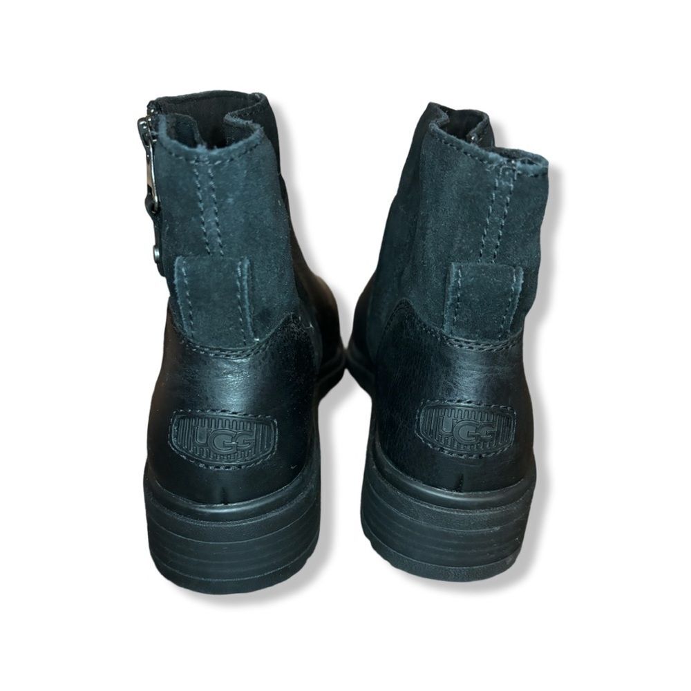 UGG | Harrison Zip Suede and Leather Boot | Size 10 - Picture 3 of 5